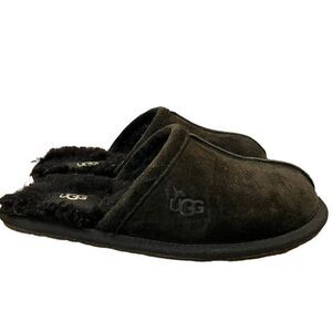 UGG Ladies Size 5 Brown Fur Lined Slip on Slippers Wool Indoor Outdoor PEARLE